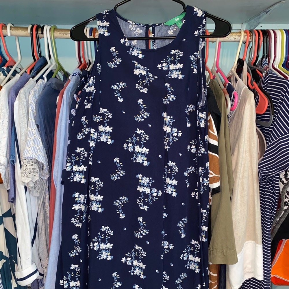 Dip Floral Sleeveless Dress